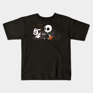 A Boy and His Dog Kids T-Shirt